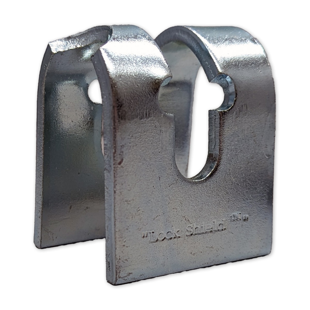 steel lock shield to protect lock
